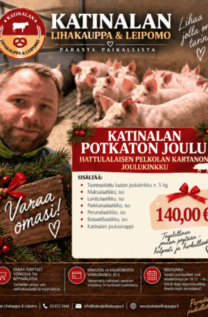 VARAUS Katinalan Potkaton Joulu -paketti (140,00 €)